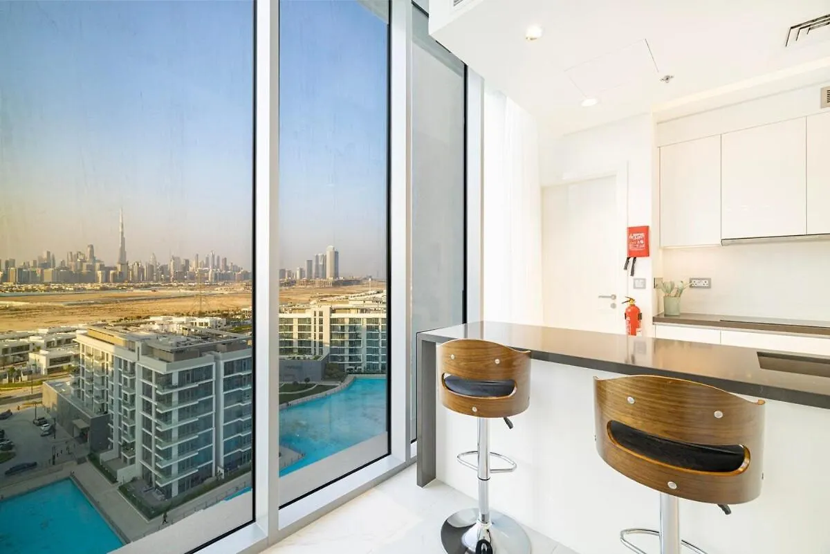 Two Bedroom Apartment At Mbr With Burj Khalifa View Dubai